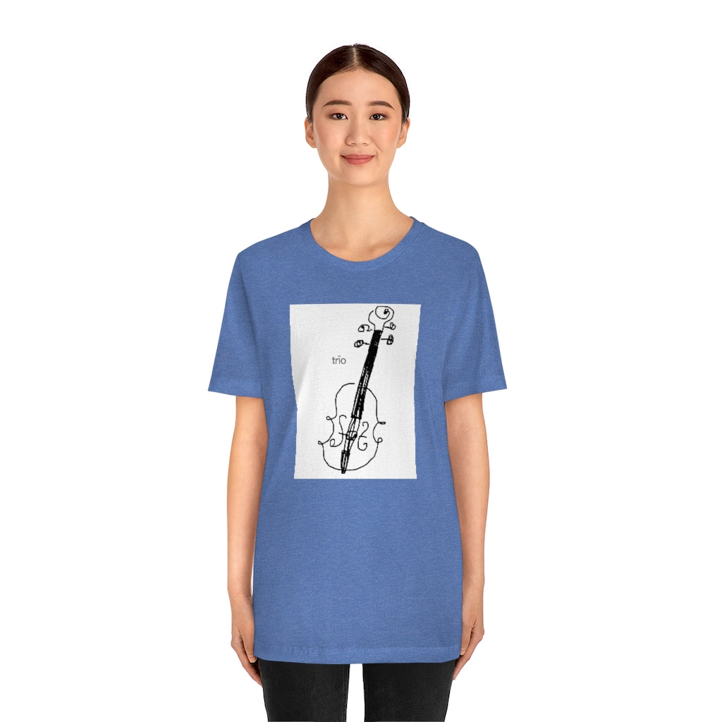 Violin Unisex Short Sleeve Tee