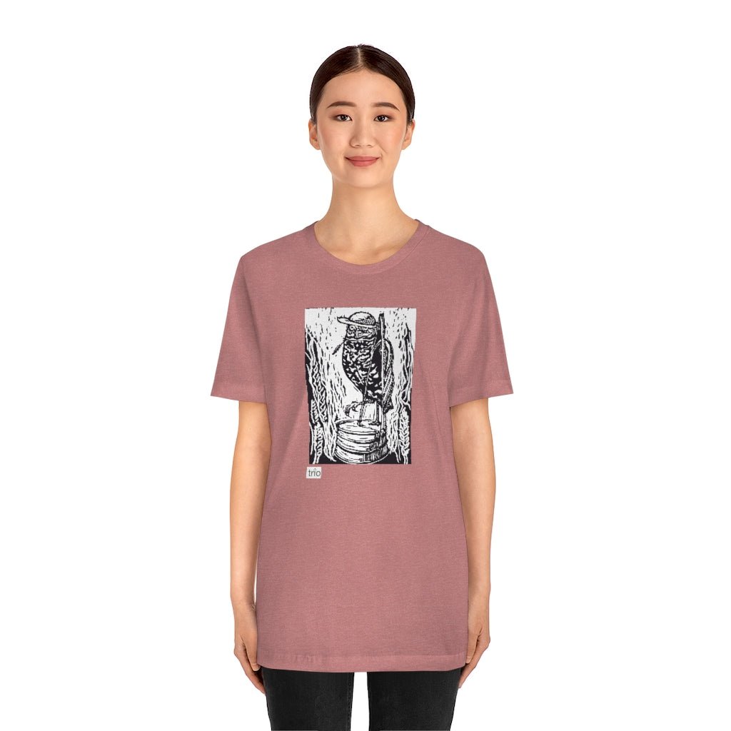 Owl & Washtub Bass Unisex Jersey Short Sleeve Tee