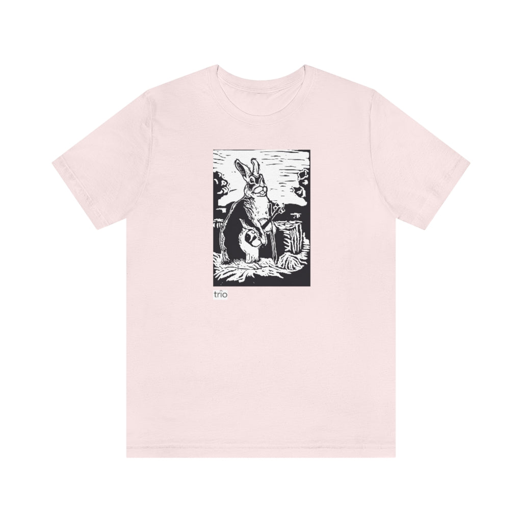 Rabbit and Fiddle Unisex Short Sleeve Tee