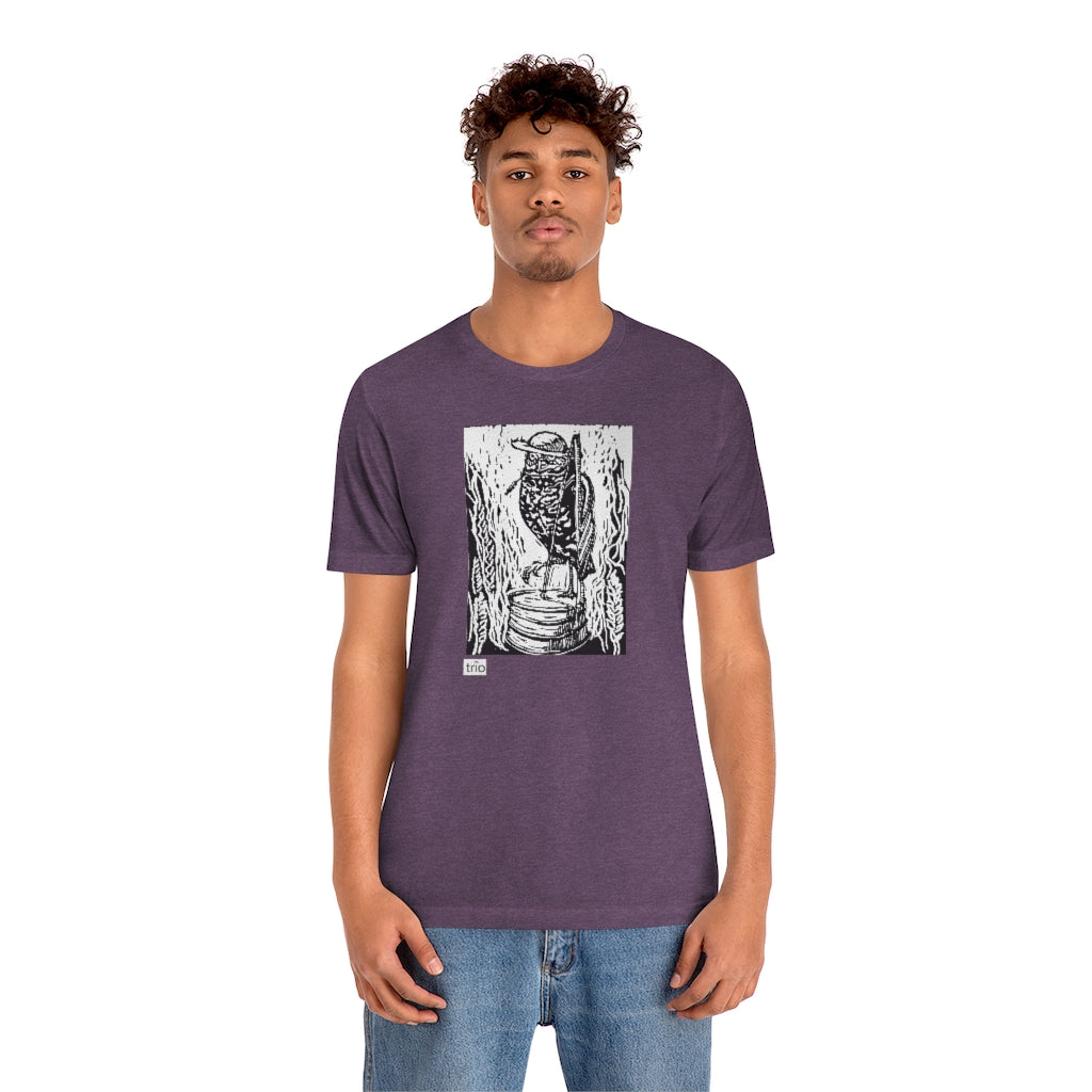 Owl & Washtub Bass Unisex Jersey Short Sleeve Tee