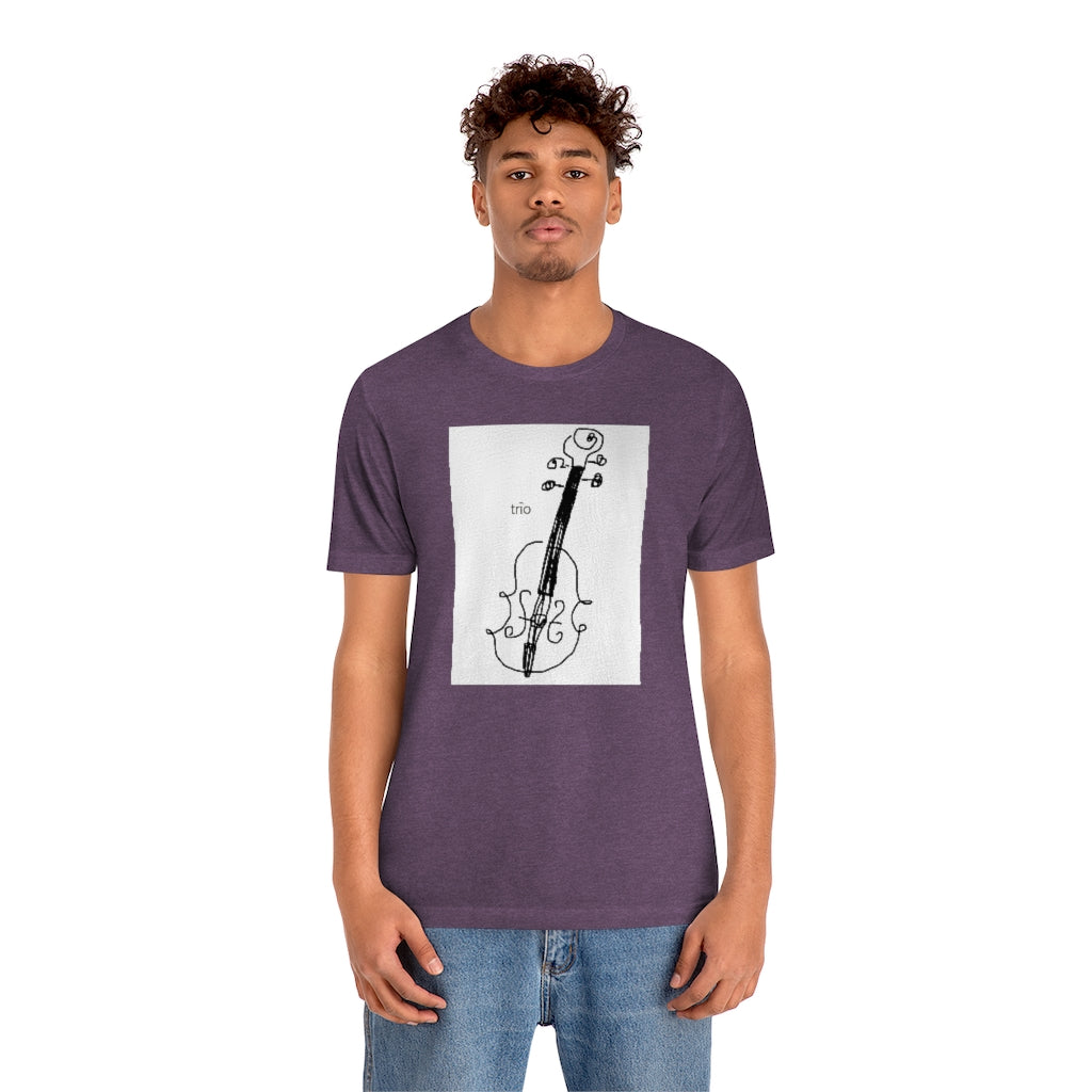 Violin Unisex Short Sleeve Tee