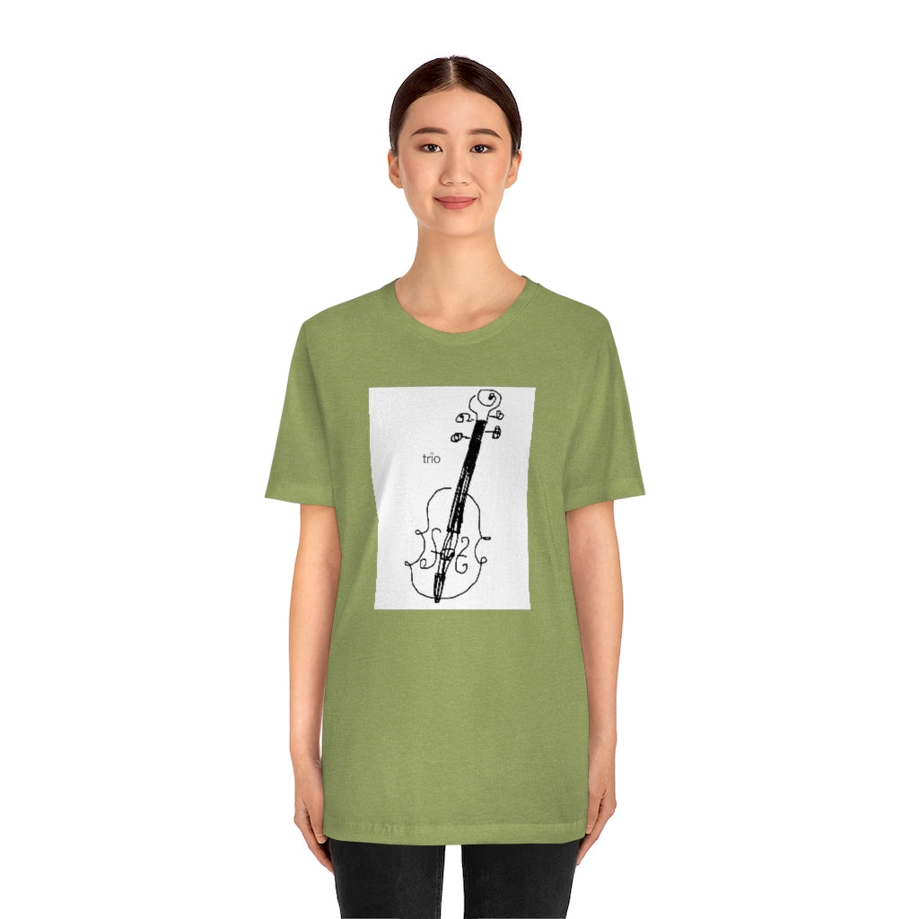 Violin Unisex Short Sleeve Tee