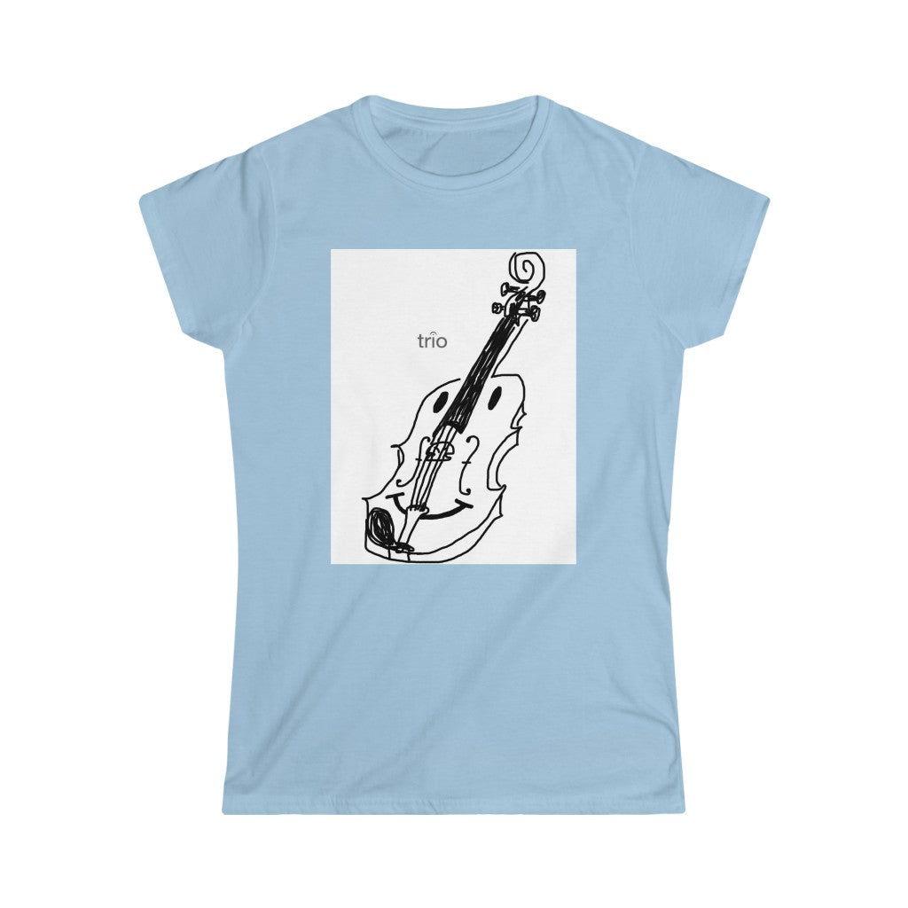 Happy Violin Women's Softstyle Tee