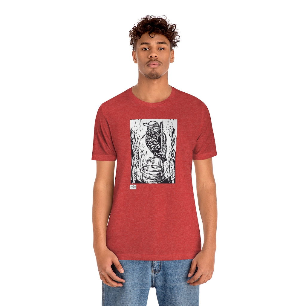 Owl & Washtub Bass Unisex Jersey Short Sleeve Tee