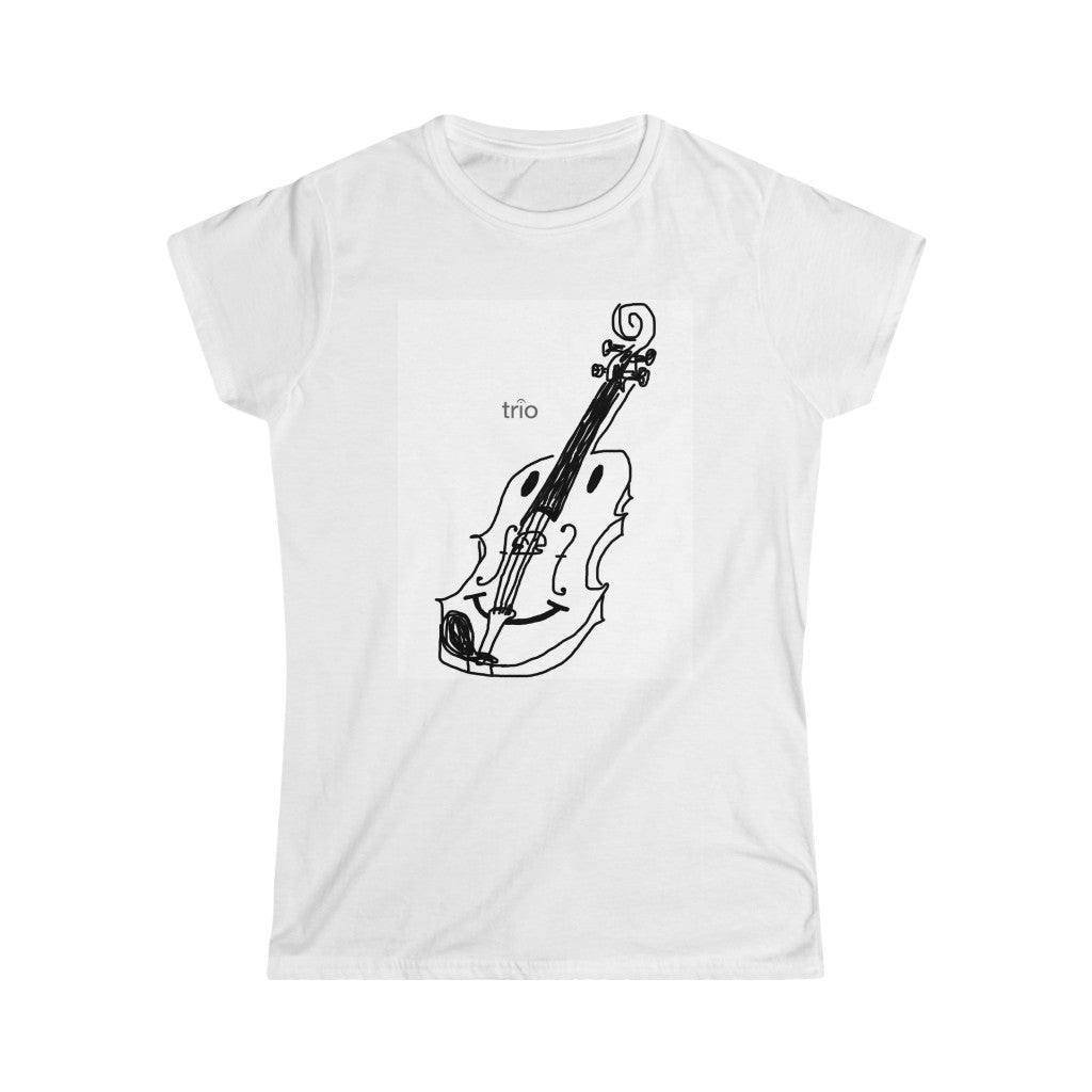 Happy Violin Women's Softstyle Tee