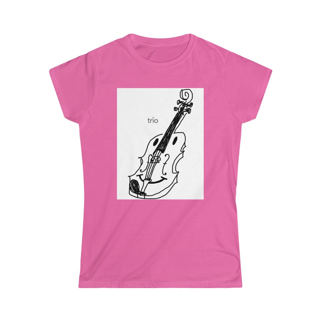 Happy Violin Women's Softstyle Tee