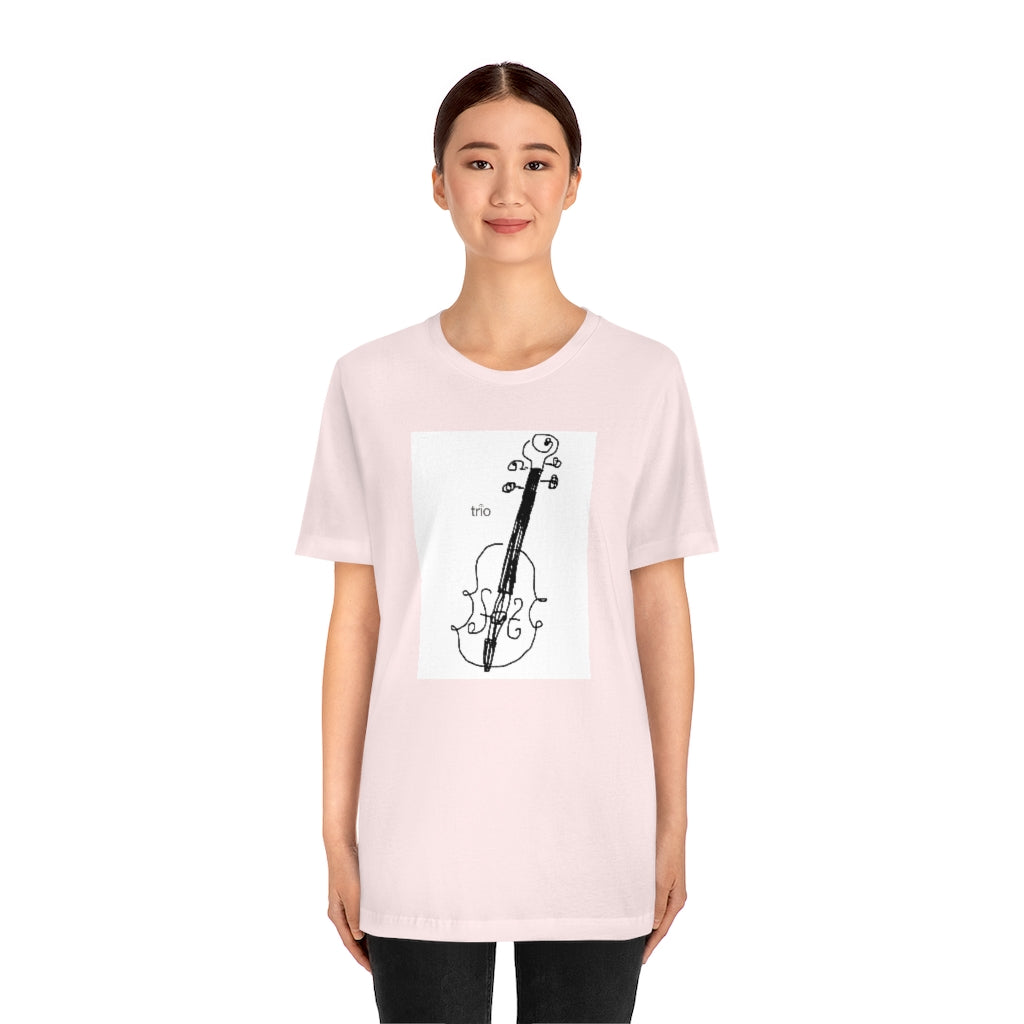 Violin Unisex Short Sleeve Tee