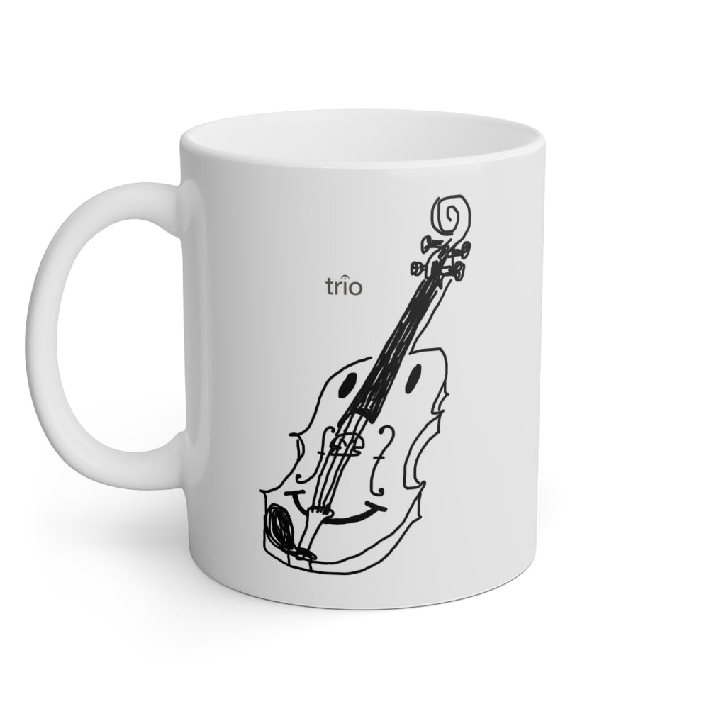 Happy Violin Mug, 11oz