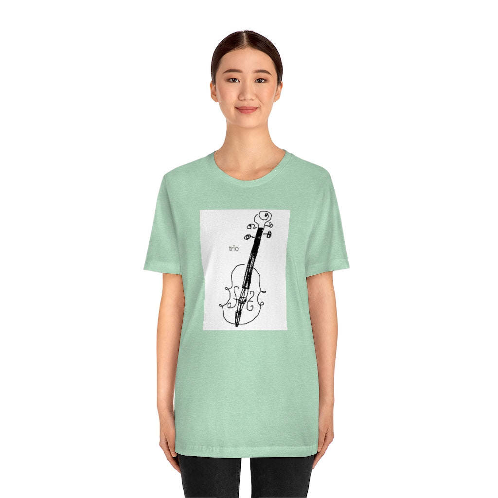 Violin Unisex Short Sleeve Tee