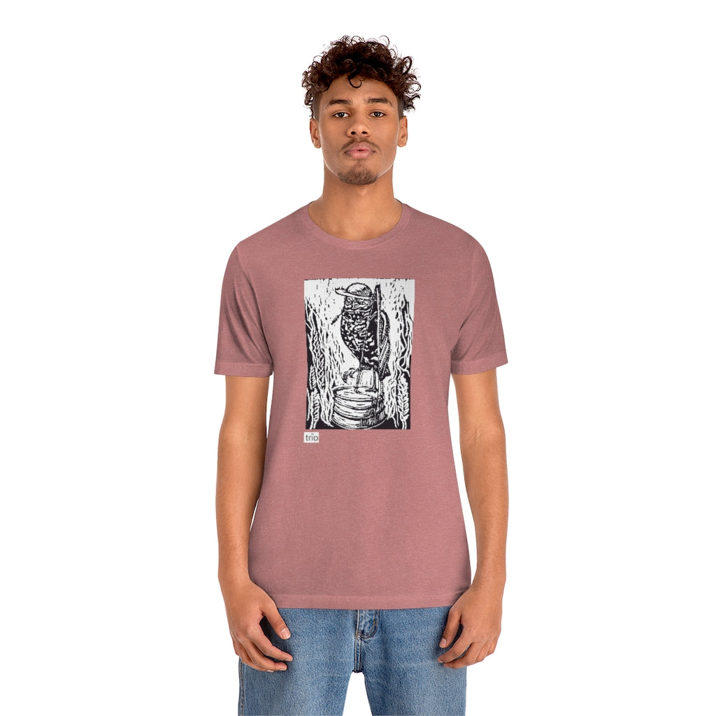 Owl & Washtub Bass Unisex Jersey Short Sleeve Tee