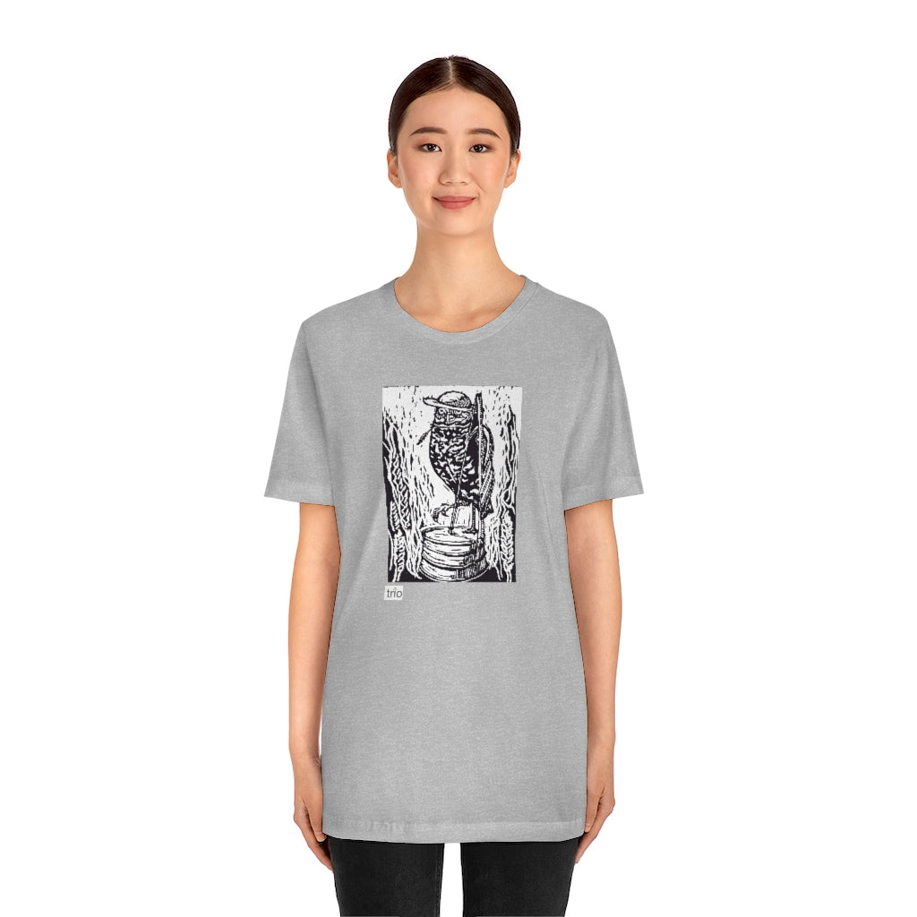 Owl & Washtub Bass Unisex Jersey Short Sleeve Tee