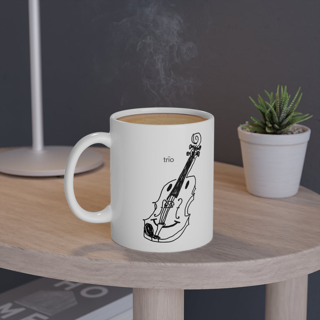 Happy Violin Mug, 11oz