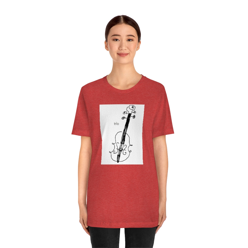 Violin Unisex Short Sleeve Tee