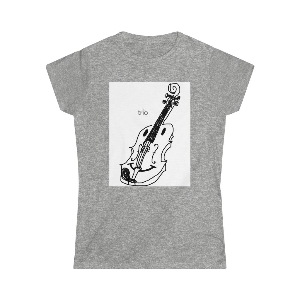 Happy Violin Women's Softstyle Tee