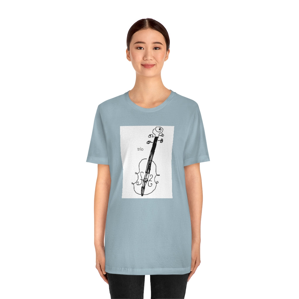 Violin Unisex Short Sleeve Tee
