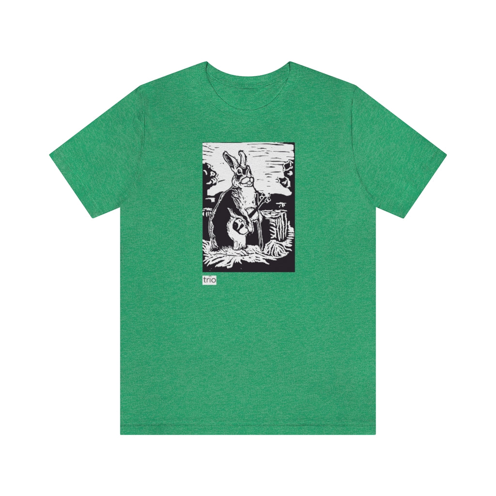 Rabbit and Fiddle Unisex Short Sleeve Tee