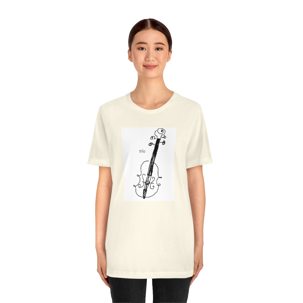 Violin Unisex Short Sleeve Tee