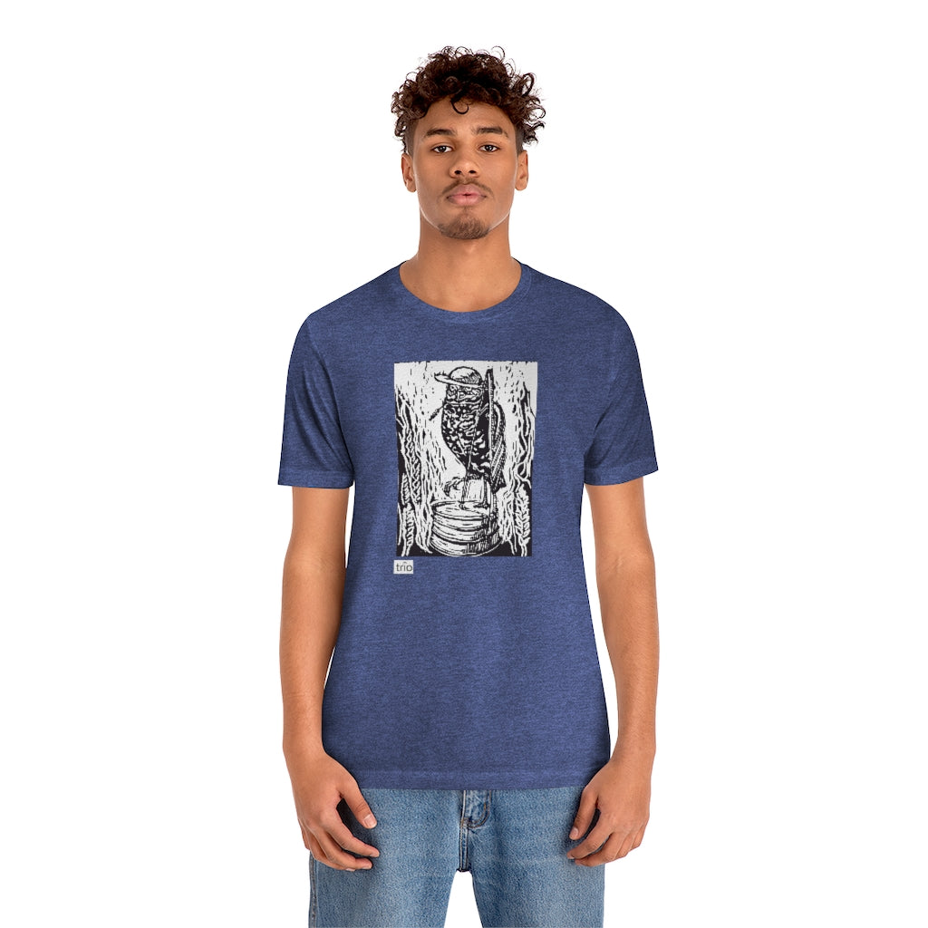 Owl & Washtub Bass Unisex Jersey Short Sleeve Tee