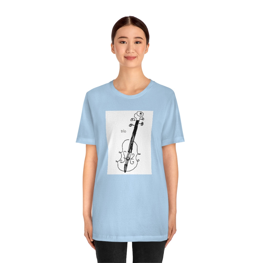 Violin Unisex Short Sleeve Tee