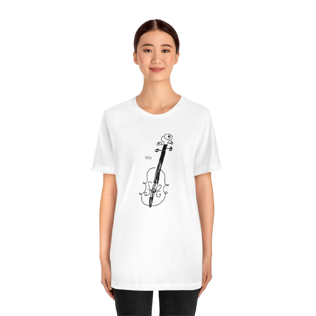 Violin Unisex Short Sleeve Tee