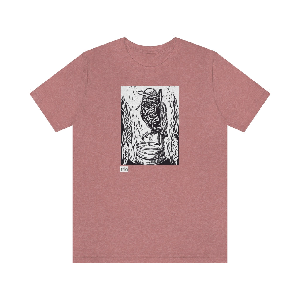 Owl & Washtub Bass Unisex Jersey Short Sleeve Tee