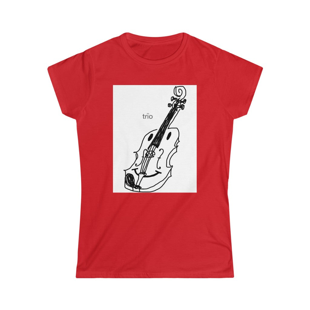Happy Violin Women's Softstyle Tee